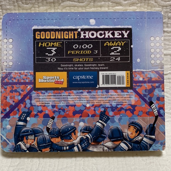 Goodnight Hockey by Michael Dahl - Sports Illustrated Kids Board Book - Picture 2 of 10